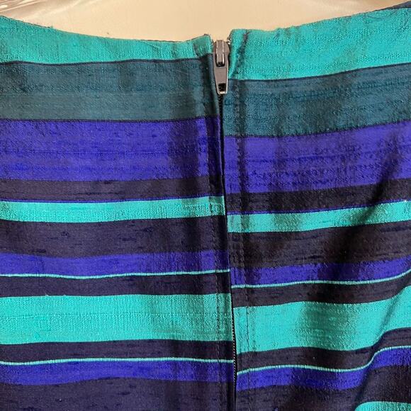 Vintage Y2K Jessica Howard Size 8 Silk Blend 2000s Midi Shift Dress Office - Picture 12 of 12